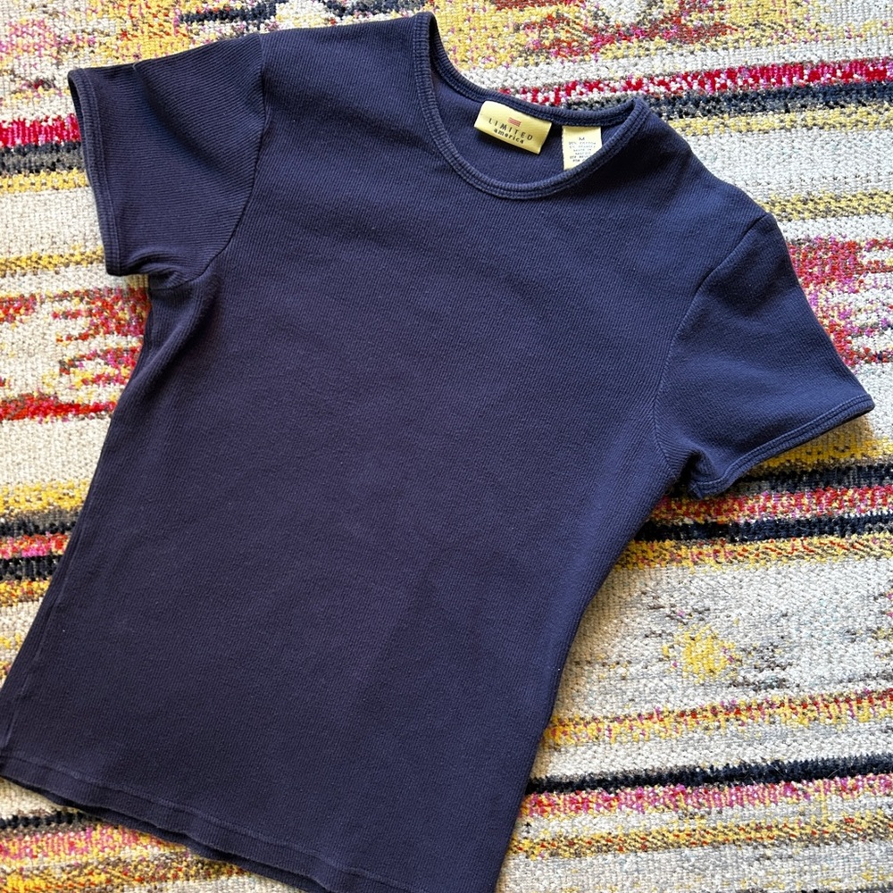 Vintage The Limited Ribbed Classic Baby Tee